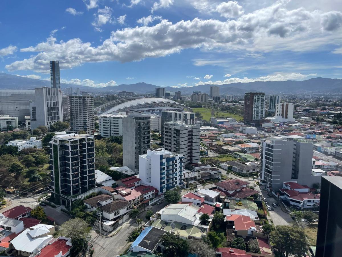 Cozy Apartment With Terrace, Sj Cosmopolitan Tower #402 San José Exteriör bild