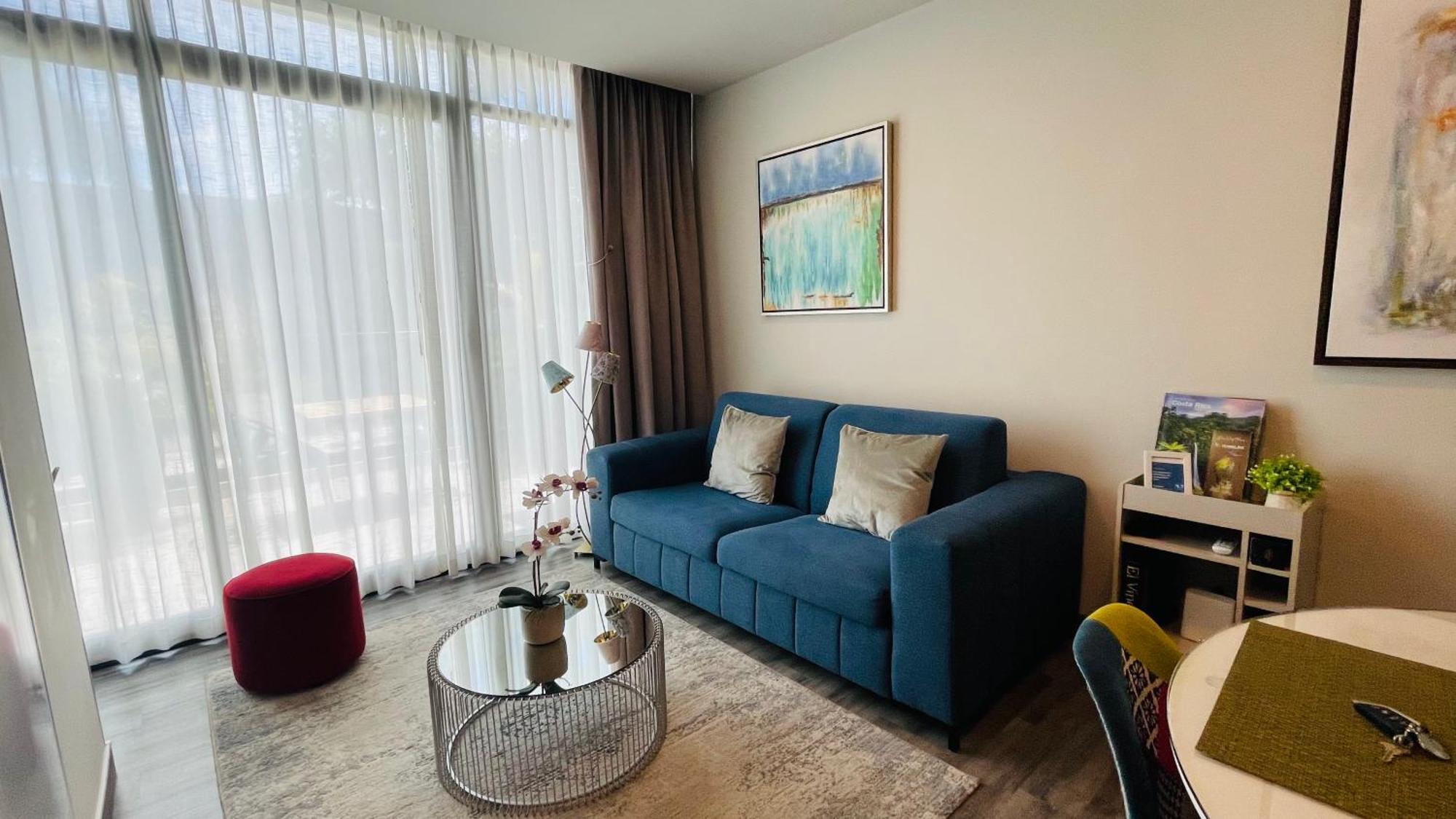 Cozy Apartment With Terrace, Sj Cosmopolitan Tower #402 San José Exteriör bild